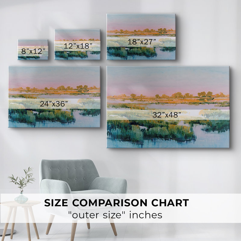 Marshland View I -Gallery Wraraped Cavas, 40 x 60