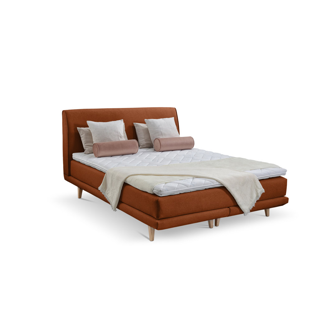 Boxspringbett Margot mit Topper und Bettkasten