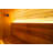 4-Person Square Outdoor Sauna, Spruce With Tempered Brown Glass Door