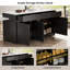 Îlot de cuisine de 81 à 106 po avec plateau en bois manufacturé - Armoire de rangement réglable pour les cuisines de style campagne moderne et à aire ouverte-120090103