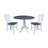 Hesston 3 Piece Drop Leaf Solid Wood Dining Set-1167853851