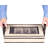 Flatware Storage Case For Cutlery - 5 Compartments, Removable Lid And Carry Handles
