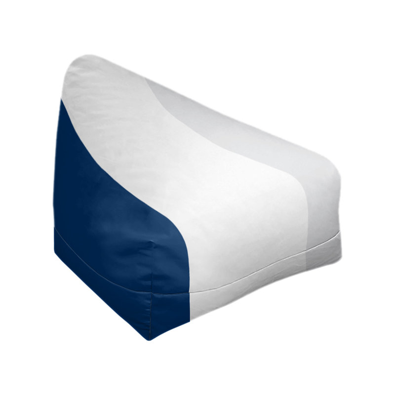 Classic Bean Bag, Navy/White/Grey