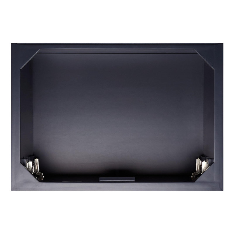 Quen 30" Freestanding Single Basin Vanity Set with Cabinet, Vanity Top, and Oval Undermount Sink, Midnight Navy Blue