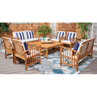 Sithal 8 - Person Patio Conversation Set with Cushions