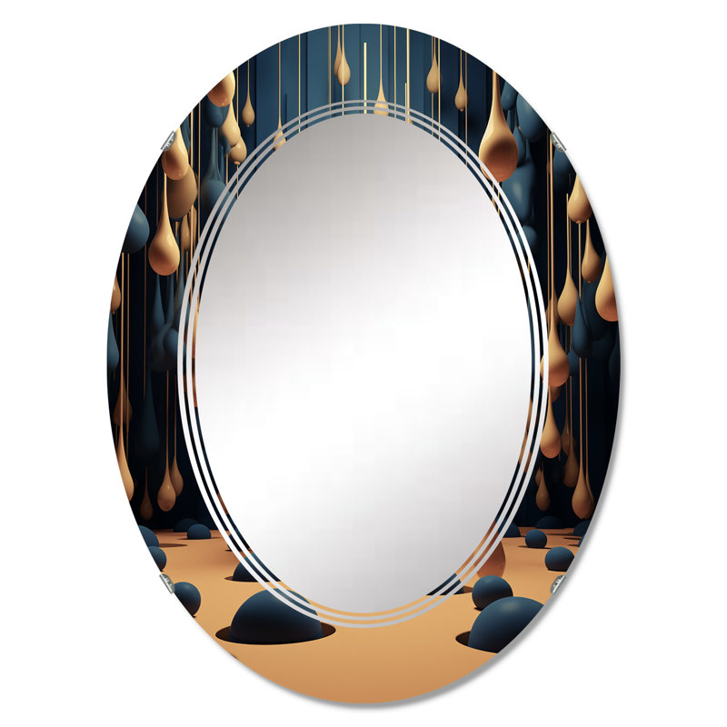 Miroir mural moderne Sontania, 30 po x 20 po