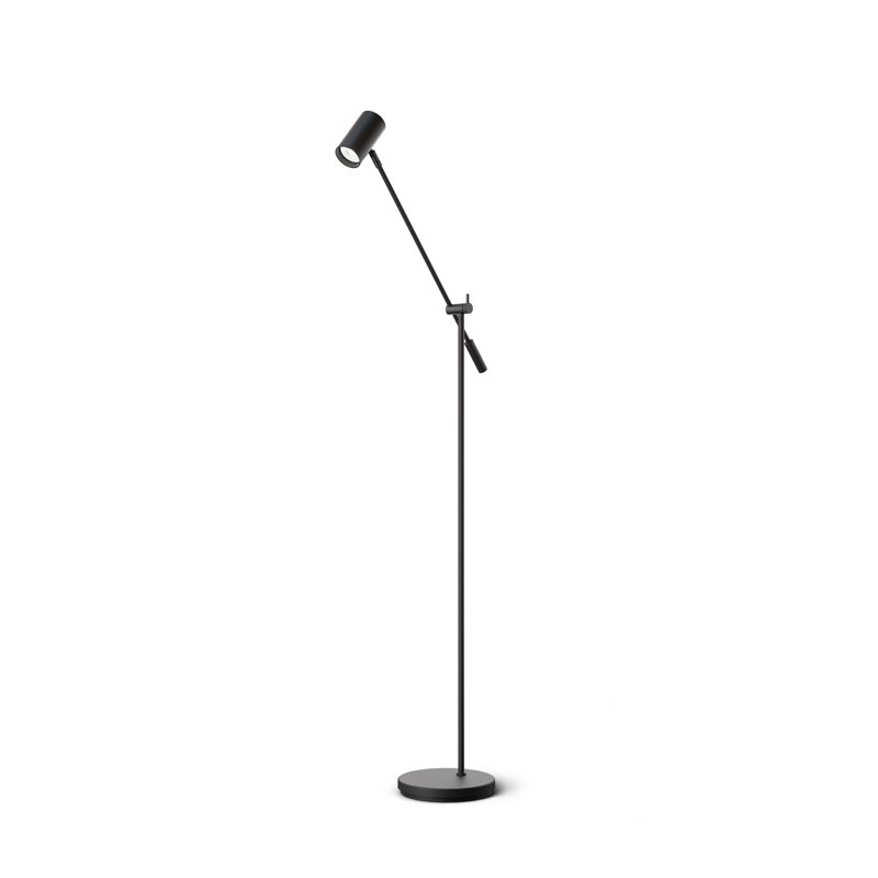 136.5cm Task Floor & Table Lamp Set, Black