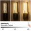(Ensemble de deux) appliques murales modernes rechargeables à DEL, lampe murale à intensité variable avec télécommande, luminaires muraux pour chambre à coucher, salon, salle à manger, entrée