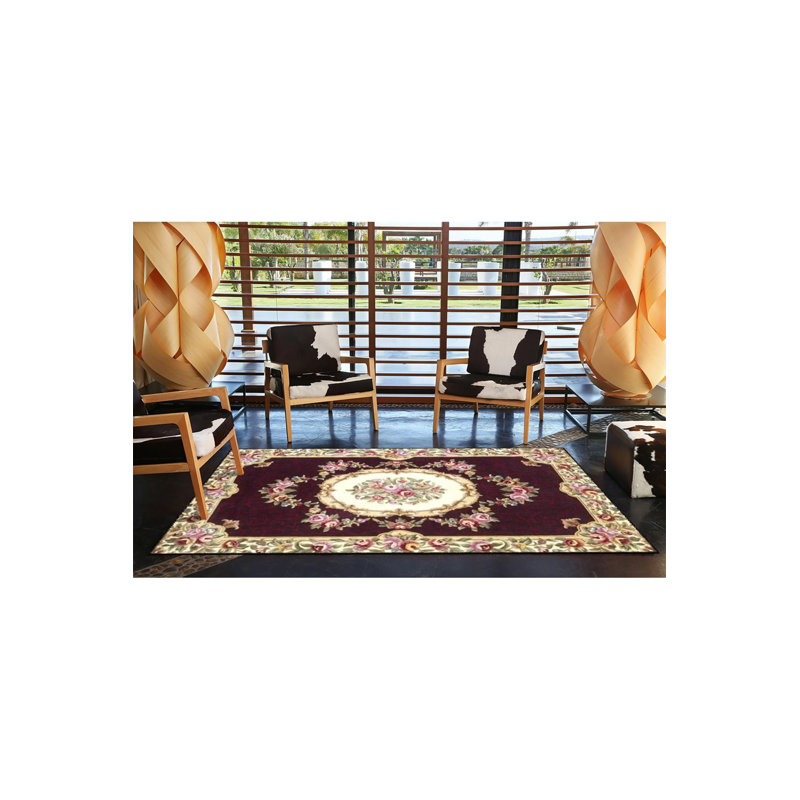 Tapis décoratif géométrique lavable à motif géométrique moderne, Tapis de couloir 4 pi 11 po x 9 pi 10 po inclus
