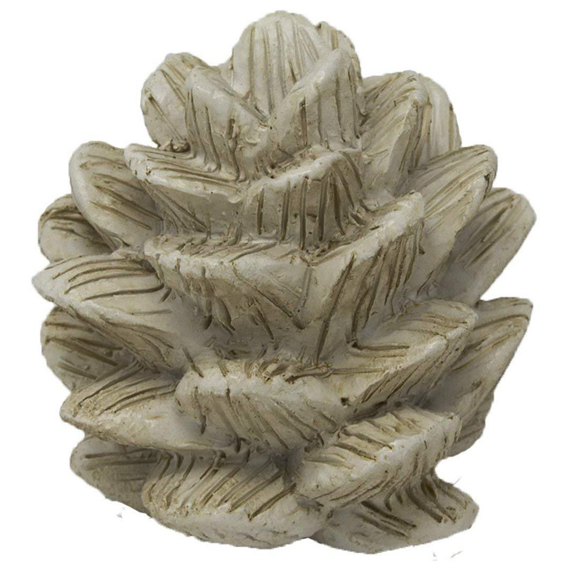 Fleuron Javarris Pinecone, Blanc antique