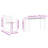Rectangular 2 - Piece 2 - Person 110Cm L Outdoor Table Set