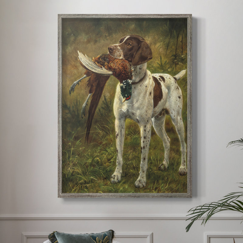 «Vintage Animal Print», reproduction encadrée LX - bois massif, H 21 po x l 17 po