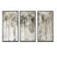 The Modern Gray Forest IV - Farmhouse, ensemble d'art mural sur toile encadrée, 3 pièces-72043151-72044139