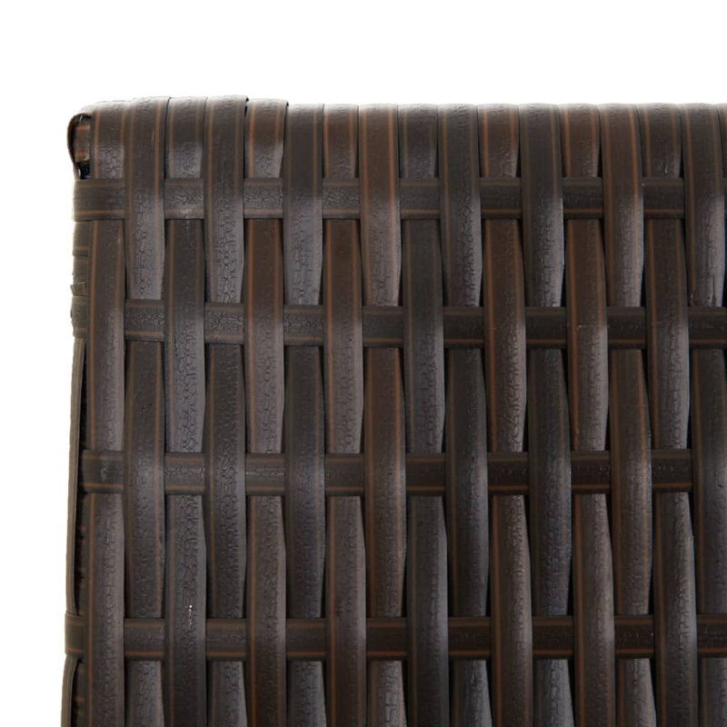 Neyzer Folding Room Divider, Brown, 5, 180cm H x 245cm W
