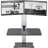 Octavius Adjustable Height Aluminium Standing Desk Converter