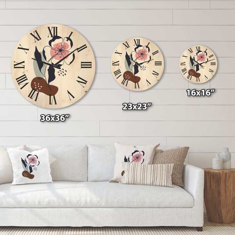 Horloge murale abstraite, Petit