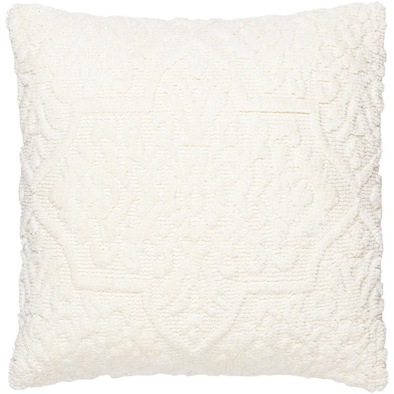 Fringed Throw Pillow, 22" x 22", No Fill