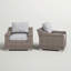 Chaise de patio avec coussins 2-397611889