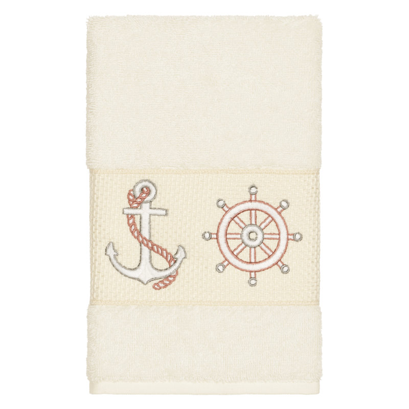 Easton Turkish Cotton Midweight Hand Towel, Cream