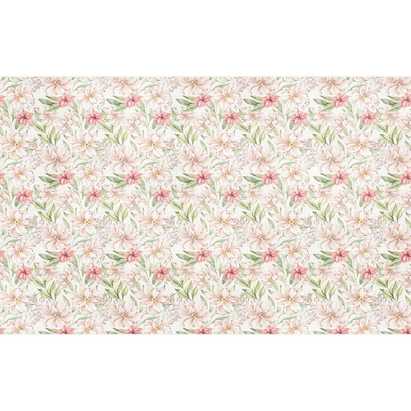 Toile Damask Peel & Stick Floral, 120" L x 192" W