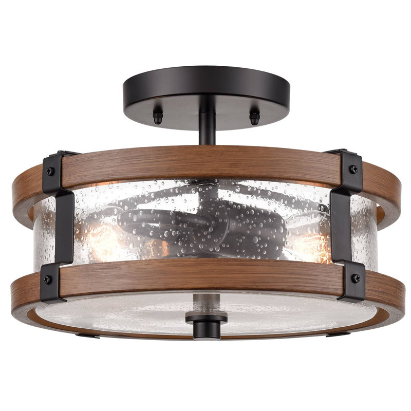 Odegaard Glass Flush Mount