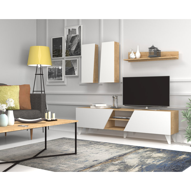 Louisiana Unfinished TV Stand for TVs up to 65"