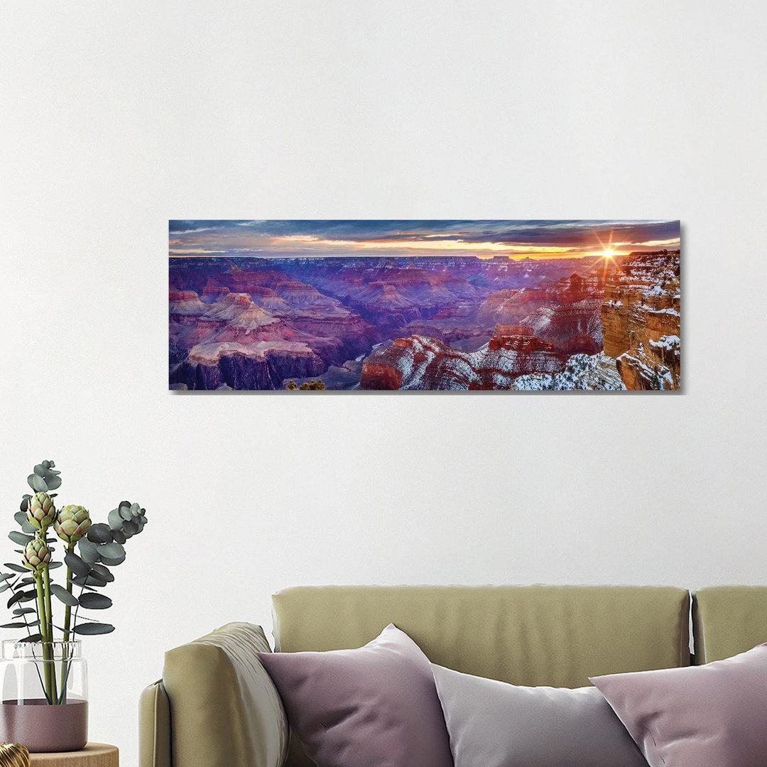 Hopi Point Sunrise II von Susanne Kremer - Panoramagalerie-Giclée auf Leinwand