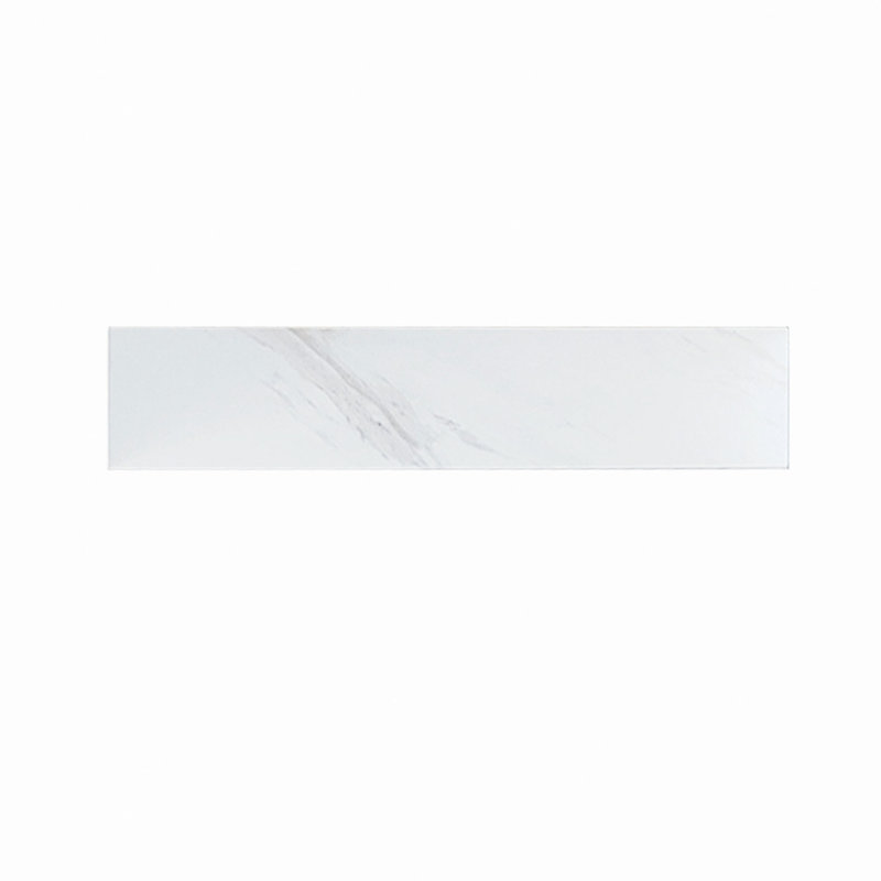 Dessus de meuble-lavabo avec dosseret de 22 po, dosseret de hauteur 4 po, pour comptoir, Bianco Carrara Venato