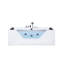 Figy 1700mm x 800mm Corner Whirlpool Acrylic Bathtub with Faucet