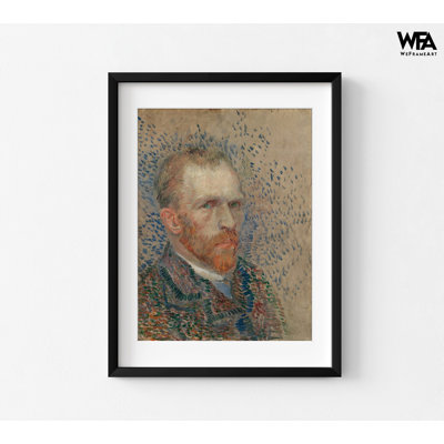 Self-Portrait By Vincent Van Gogh, Famous Paintings Print, Van Gogh Portrait, Wall Art, Van Gogh Stye Art Print, Van Gogh Self Portrait