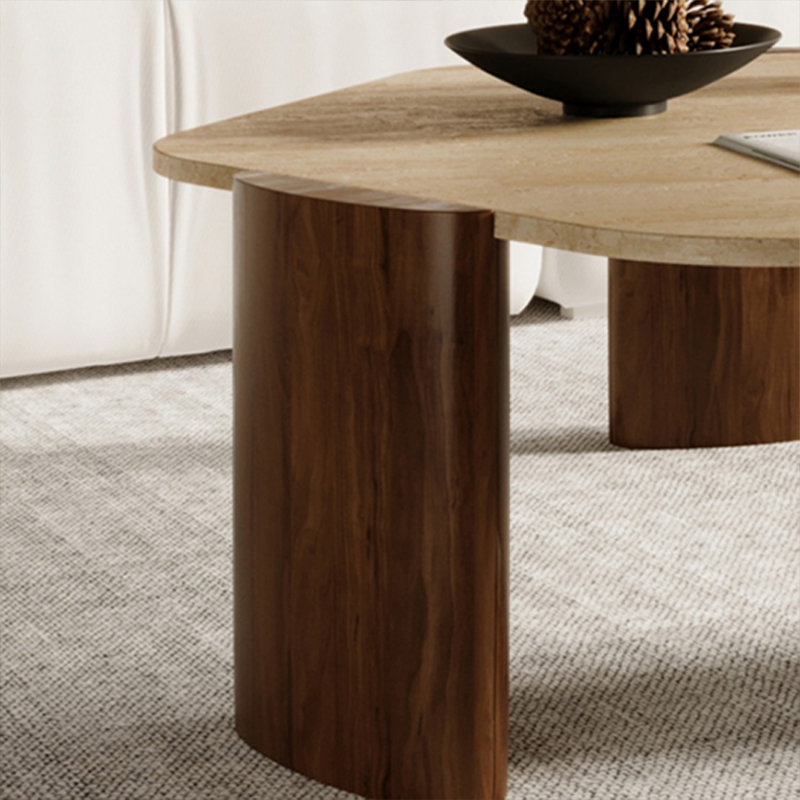 Nordic-style Bunching Tables, 13.78" H x 35.43" L x 35.43" W