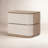 Howey Mariella 32" Nightstand-Beige Painted Linen