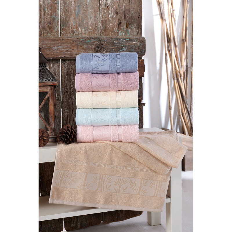 Ensemble de serviettes de bain 100% coton 6 pièces Prier