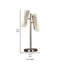 Lampe de table Spark 23 pouces avec base en métal et 2 abat-jours géométriques en acrylique, doré