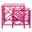 Chippendale Glass Nesting End Table-111056251