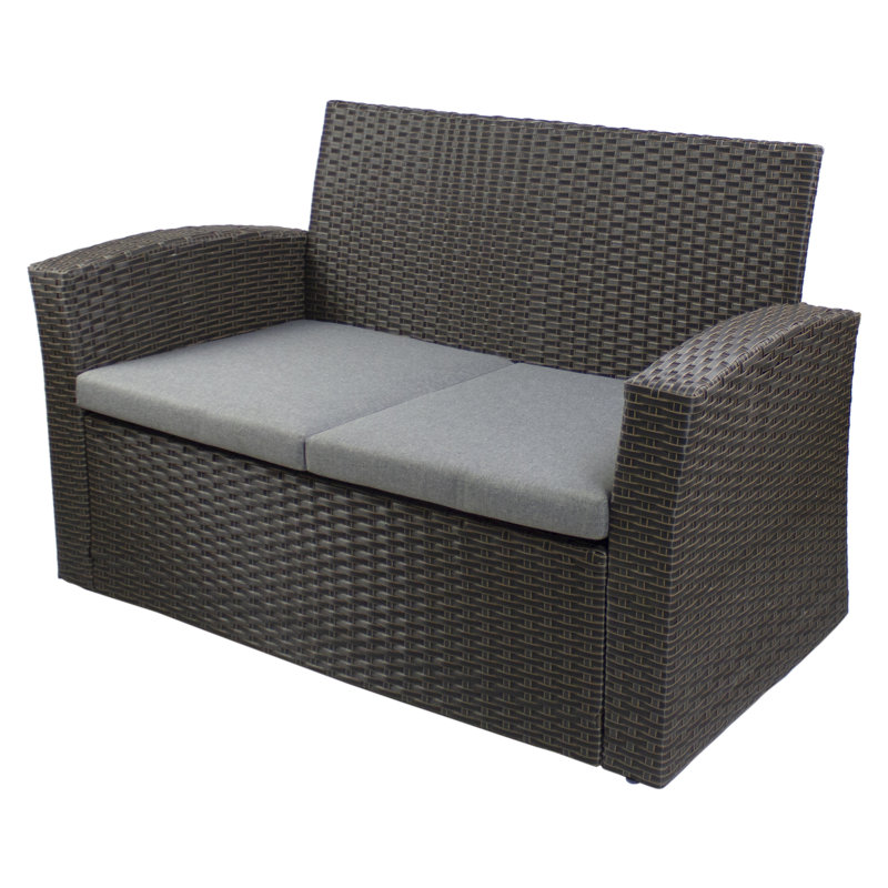 Caicos 3 - Person Patio Dining Set Rectangular Table