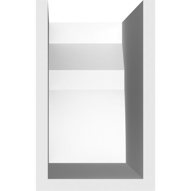 Queue de chevron standard en PVC de qualité architecturale Monterey, H 8 po x L 5 po x P 30 po