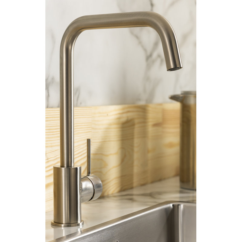 Abode Designs Vigour Kitchen Faucet, Brushed Nickel