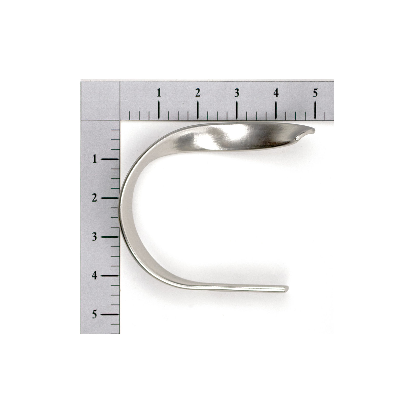 Presley Drapery Curtain Holdback, Plated Brushed Nickel