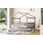 Wooden House Bed With Trundle-1844559676