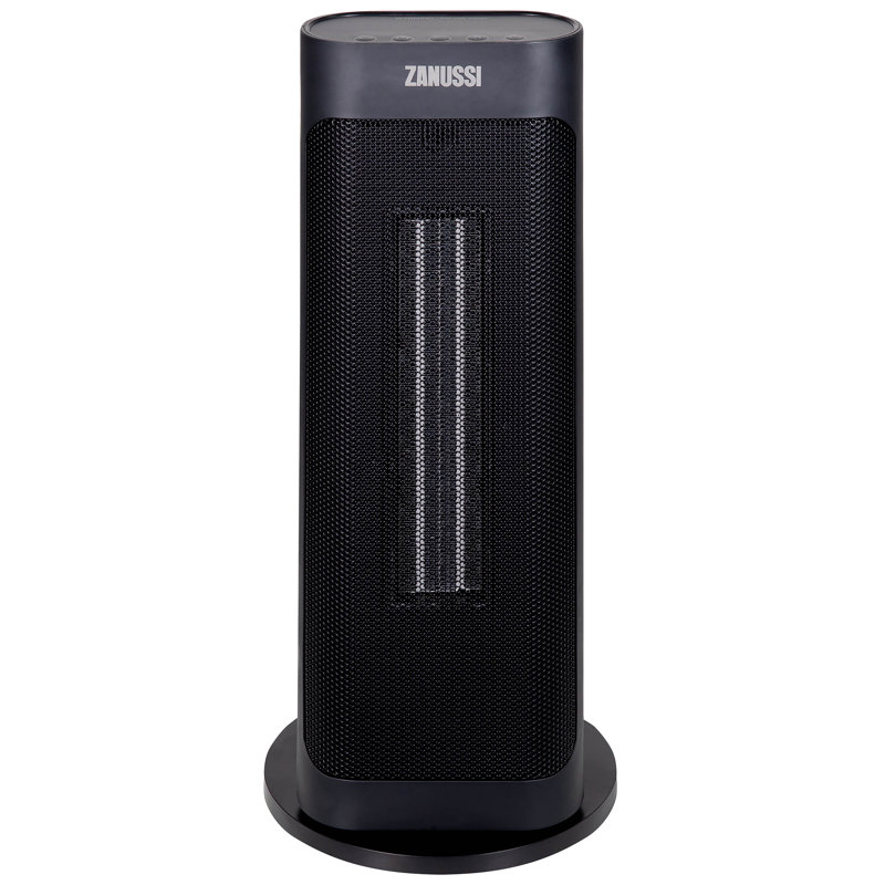 Zanussi ZPTCH3002B 2kW Compact Ceramic Tower Heater in Black