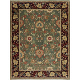 Mahal Hand Knotted Wool Area Rug