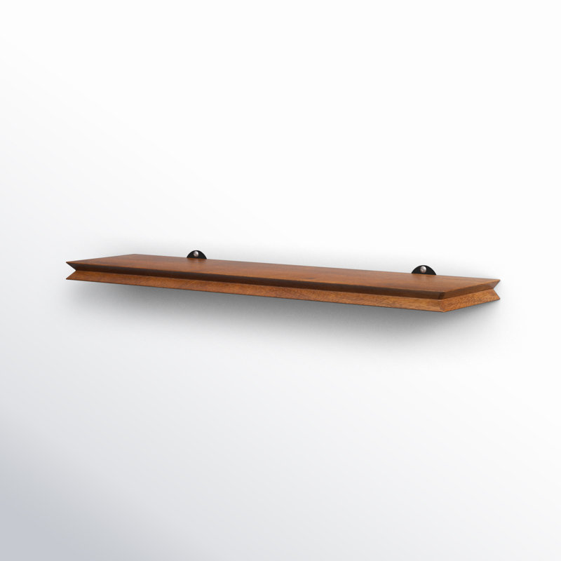 Tablette flottante Irie , H 1 po x l 24 po x P 6 po, Noyer