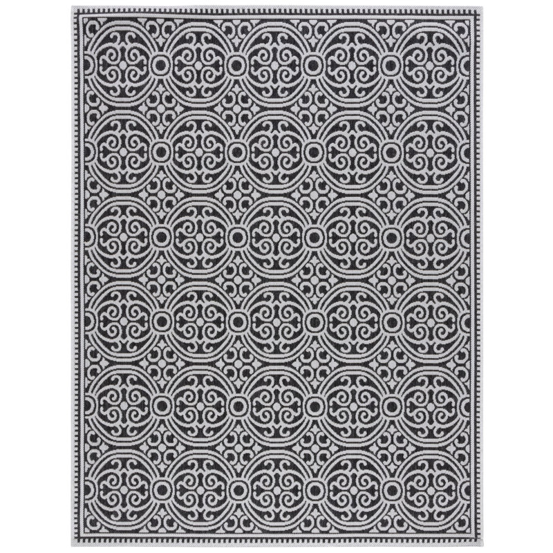 Msr Bh Martha Stewart Performance Geometric Indoor/Outdoor Area Rug, Rectangle 5'1" x 7'