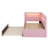 Upholstered Platform Bed With USB Ports,LED Belt And Trundle-1513865254