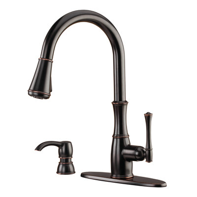 Wheaton Pull-Down Single Handle Kitchen Faucet