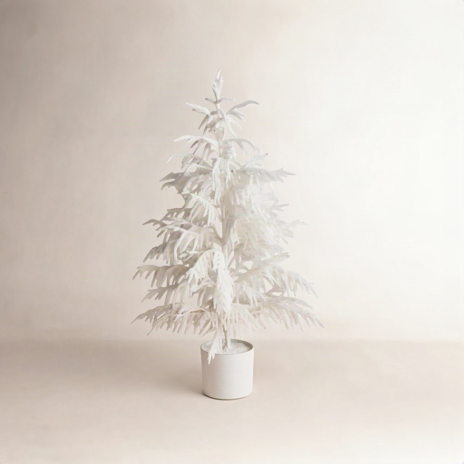 Pre-Lit Pine Tree, 4" H x 30" W x 8" D