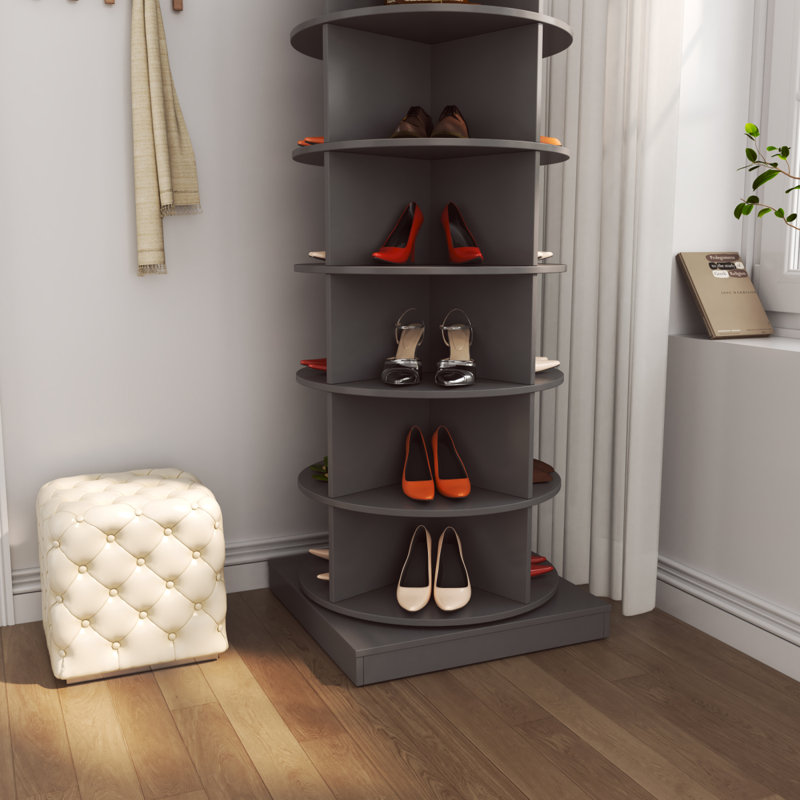 Armoire à chaussures 360 360 °, Gris