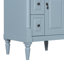 Meuble-lavabo 24 po avec comptoir en céramique-633372267
