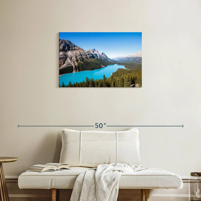 Alamar, aigue-marine, lac Peyto, H 20 po x l 30 po
